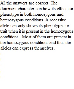 Human traits variations